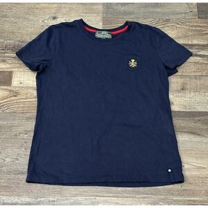 Lauren Ralph Lauren Active Womens Tshirt Navy Blue Size Medium Excellent Used